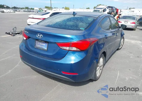 2016 Hyundai Elantra Se z USA, uszkodzony, nr VIN KMHDH4AE6GU599108